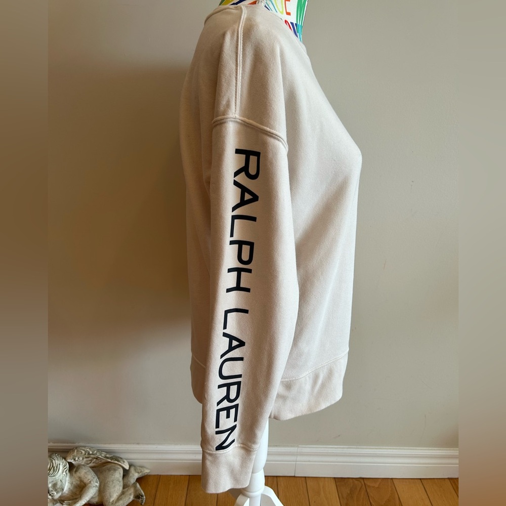 Ralph Lauren Cream and Black Sweatshirt - Picture 5 of 9